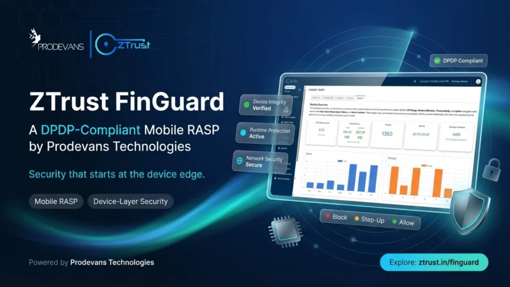 ZTrust FinGuard DPDP mobile RASP cybersecurity solution